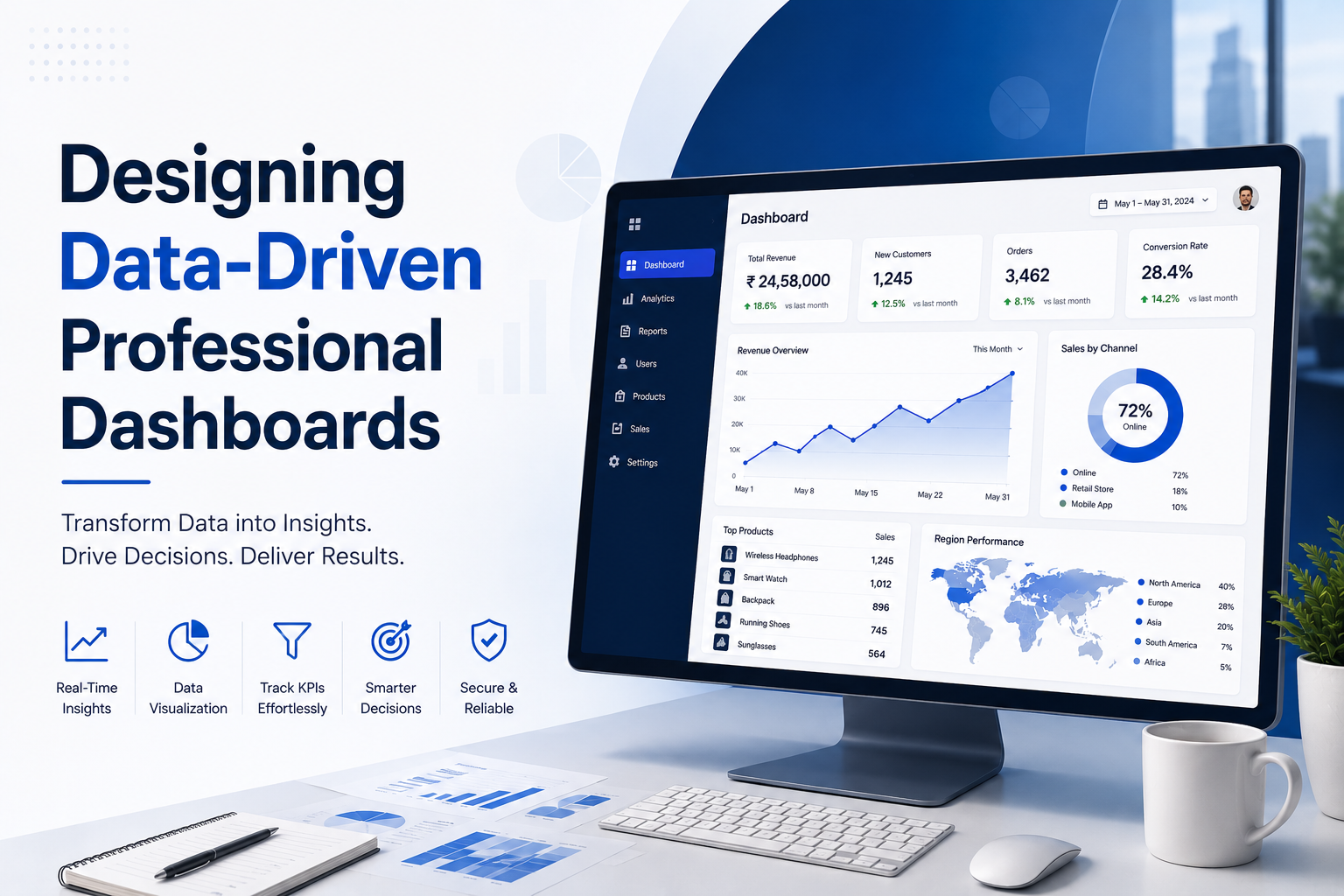 Designing Data-Driven Professional Dashboards